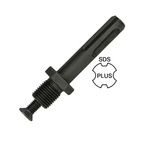 Adaptateur de <span class=keywords><strong>mandrin</strong></span> de <span class=keywords><strong>perceuse</strong></span>, SDS Plus, 1/2 et 3/8 po <span class=keywords><strong>Mandrin</strong></span> 3 mors - Product Image 1