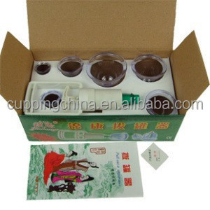 Basal vacío chino Cupping terapia Set 6 tazas con acupuntura cupping - Product Image 4