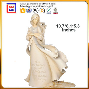 Main décorative made femme statue et résine grâce femme statues et polyrésine sainte marie figurines - Product Image 1