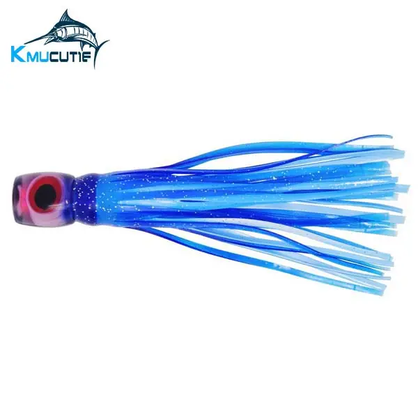 Isca de pesca tipo polvo, isca de pesca macia para pescar com 13g, 4.5 polegadas