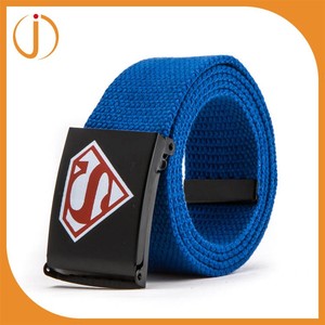 Unisex Color Sólido hombres Web Impresión <span class=keywords><strong>Superman</strong></span> Hebilla de Cinturón de Lona - Product Image 3