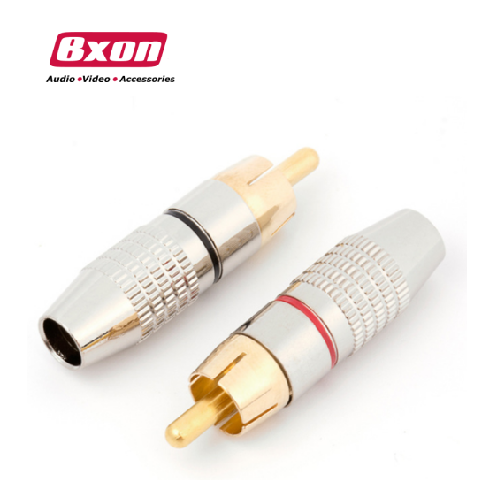 RCA Male Connector Non Solder Plug for Audio Cable Plug Video CCTV Camera Solder-Free RCA Plug Audio Video Locking Cable