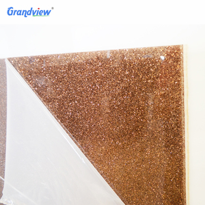 Customizedサイズの装飾3ミリメートルプレキシガラスグリッターゴールドスパークルシート - Product Image 4