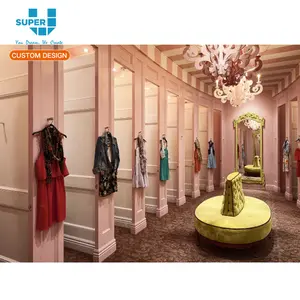 Bán Hot Tùy Chỉnh Xách Tay Cửa Hàng Phù Hợp Cửa Hàng May Mặc Phòng Thay Đồ Đồ Đạc Thiết Kế Bán Buôn Phù Hợp Phòng Hiển Thị Nội Thất Thiết Kế - Product Image 1