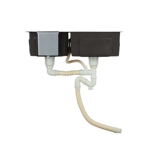 Blanc Premium 304 <span class=keywords><strong>Lavabo</strong></span> À Main En Acier inoxydable <span class=keywords><strong>Cuisine</strong></span> Chine Avec Accessoires - Product Image 6