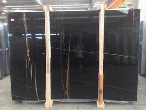 Dalles de marbre Noir <span class=keywords><strong>Aziza</strong></span> de Tunisie de haute qualité - Product Image 2