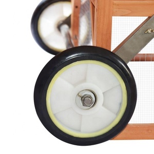 Cage de volaille en bois <span class=keywords><strong>pour</strong></span> élevage de poulet, d'arrière-cour, maison avec roulettes, offre spéciale, - Product Image 5