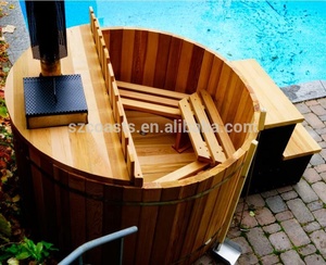 23 años proveedor de fábrica de madera bañera jardín de madera caliente bañera - Product Image 2