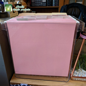 Bán Chạy Bộ Sắp Xếp Hồ Sơ Để Bàn Văn Phòng Hộp Sắp Xếp Để Bàn Văn Phòng Bằng Nhựa Acrylic - Product Image 6