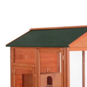 Gabbia per Uccelli da Giardino in Legno a Basso Prezzo, 2 Porte, Facile da Pulire, Nuova - Product Image 3