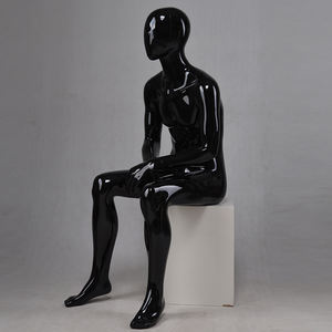 Mannequins <span class=keywords><strong>vintage</strong></span> masculins de sexe de corps entier noir brillant en plastique à <span class=keywords><strong>vendre</strong></span> - Product Image 2