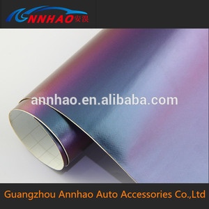 1.52*30m para coche calcomanía etiqueta engomada del <span class=keywords><strong>cuerpo</strong></span> con el canal <span class=keywords><strong>de</strong></span> aire que cambia <span class=keywords><strong>de</strong></span> color <span class=keywords><strong>de</strong></span> vinilo película camaleón - Product Image 1