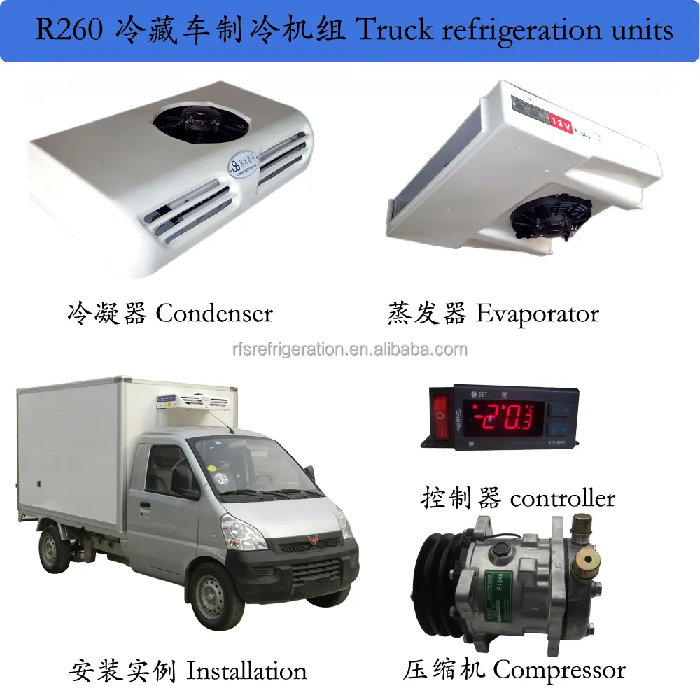 Model RFS-260 kühlschrank van lkw für gemüse und obst