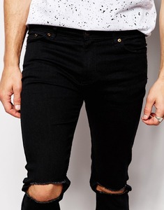 Gay quần denim jeans bán denim người đàn ông SKINNY jeans quần với Rip đầu gối người đàn ông jeans <span class=keywords><strong>pent</strong></span> - Product Image 4