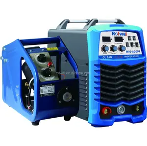 Rolwal MIG-400PF/500PF MIG/MAG/MMA Máy Nạp Dây 15Kg Bên Ngoài Mô-đun IGBT 500Amp Máy Hàn Biến Tần DC Co2