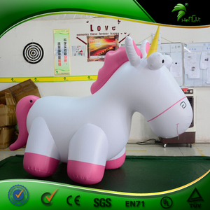 Gonflable Licorne Princesse Jouets pour Enfants Gonflables 3 <span class=keywords><strong>D</strong></span> de Bande Dessinée Caractère Lune Cheval <span class=keywords><strong>D</strong></span>écoration Poupées - Product Image 2