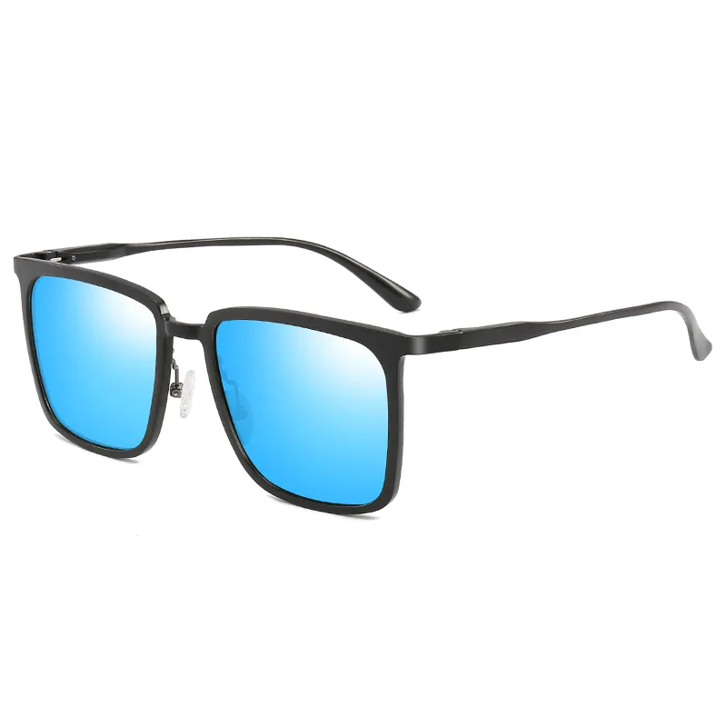 알루미늄 편광 선글라스 남성 낚시 안경 미러 렌즈 핫 세일 안경 로즈 골드 선글라스