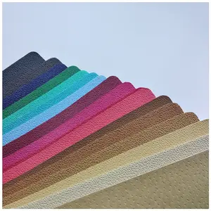 Colorful Dipping Backing Technic Pig Skin Embossing Pu Shoe Lining Leather