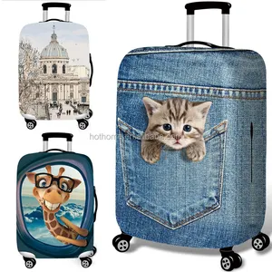 New item travel luggage bag set Luggage protective cover trendy luggage cover for sale