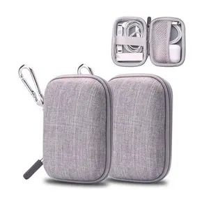 Personalized waterproof wireless earbuds travel box storage eva pouch holder earphone carrying case