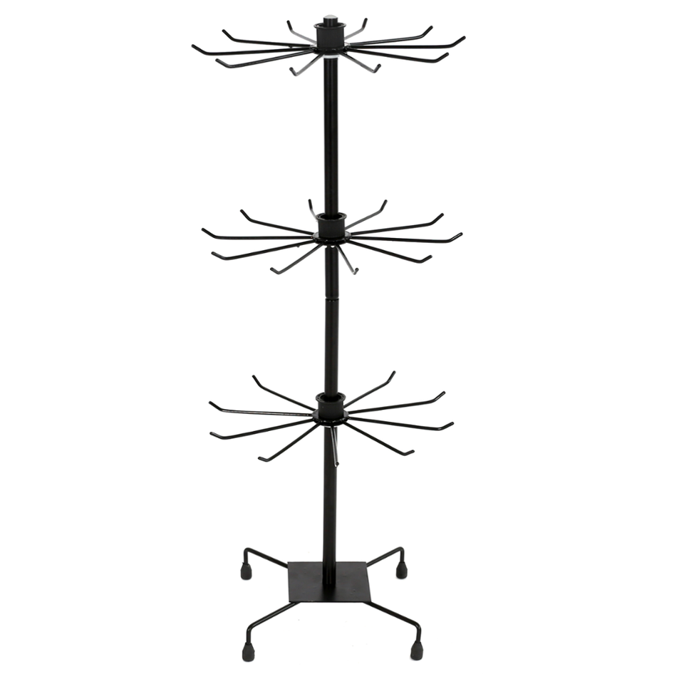 Swipping Rack Countertop 3 Layer Spinner Rack - Ideal for Retail Display