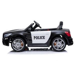 Auto Elettriche Giocattolo Mercedes Benz della Polizia con Licenza per Bambini, Auto Elettrica della Polizia Guidabile dai Bambini - Product Image 3