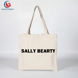 Bán buôn trắng dày bông Tote túi vải chất liệu với mẫu thư cho chương trình khuyến mãi - Product Image 1