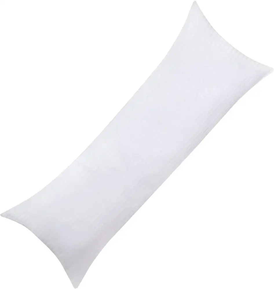 B287 100% Cotton Shell Rectangle Body Bed Pillow Folding Firm Filling Extra Comfortable Rectangle Body Pillow