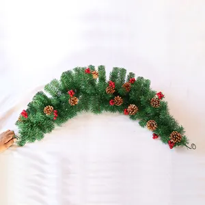 Hot sales groothandel hoge kwaliteit custom made kunstmatige verlichte christmas decorations HS-G200-160-3-AL