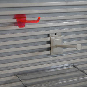 Tienda de venta al por menor 2 lados de la joyería/calcetines/gafas de sol de aluminio pantalla Slatwall Torre Giratorias - Product Image 5