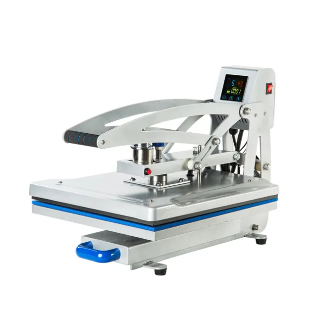 Máquina de prensado en caliente para camisetas, impresión de transferencia térmica por sublimación, Apertura automática, 16x20