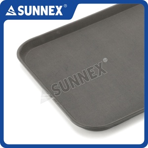 SUNNEX 31X41ซม./12X16นิ้วสีดำโพลีโพรพิลีนบาร์สี่เหลี่ยมถาดเสิร์ฟ - Product Image 3