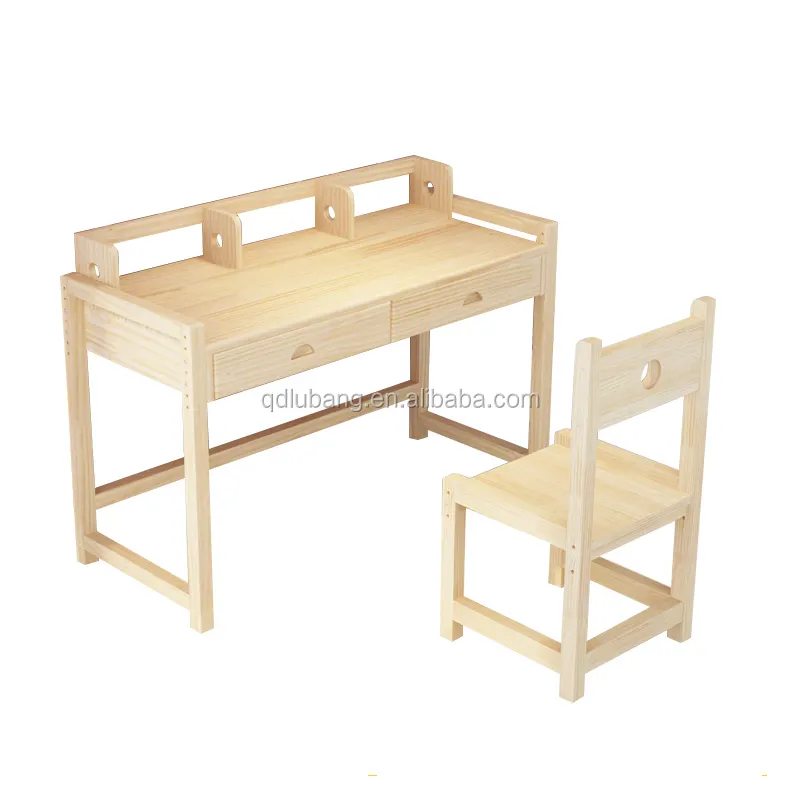China cheap wooden adjustable kids study table designs