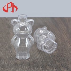 Botellas líquidas de plástico transparente con forma de oso, 100ml, para PVC - Product Image 2