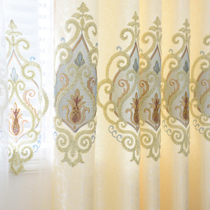Factory <strong>Curtain</strong> Fabrics <strong>Turkey</strong> Embroidered OEM 100% Polyester <strong>Curtain</strong> - Product Image 4