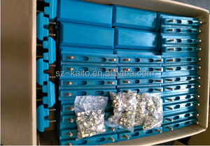 แผ่นรองรางแบบสกรู โพลีเอทิลีน ขนาด 350*135*65 มม. 275 มม. สำหรับเครื่องกัดถนน <span class=keywords><strong>Wirtgen</strong></span> รุ่น W2100/W220/2100DC รหัสอะไหล่ P/N2102698 - Product Image 4