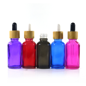 Chai Nhỏ Giọt Huyết Thanh Thủy Tinh Màu Đen Tím Xanh Vàng Hồng Nhiều Màu 30Ml 1Oz Cho Tinh Dầu - Product Image 2