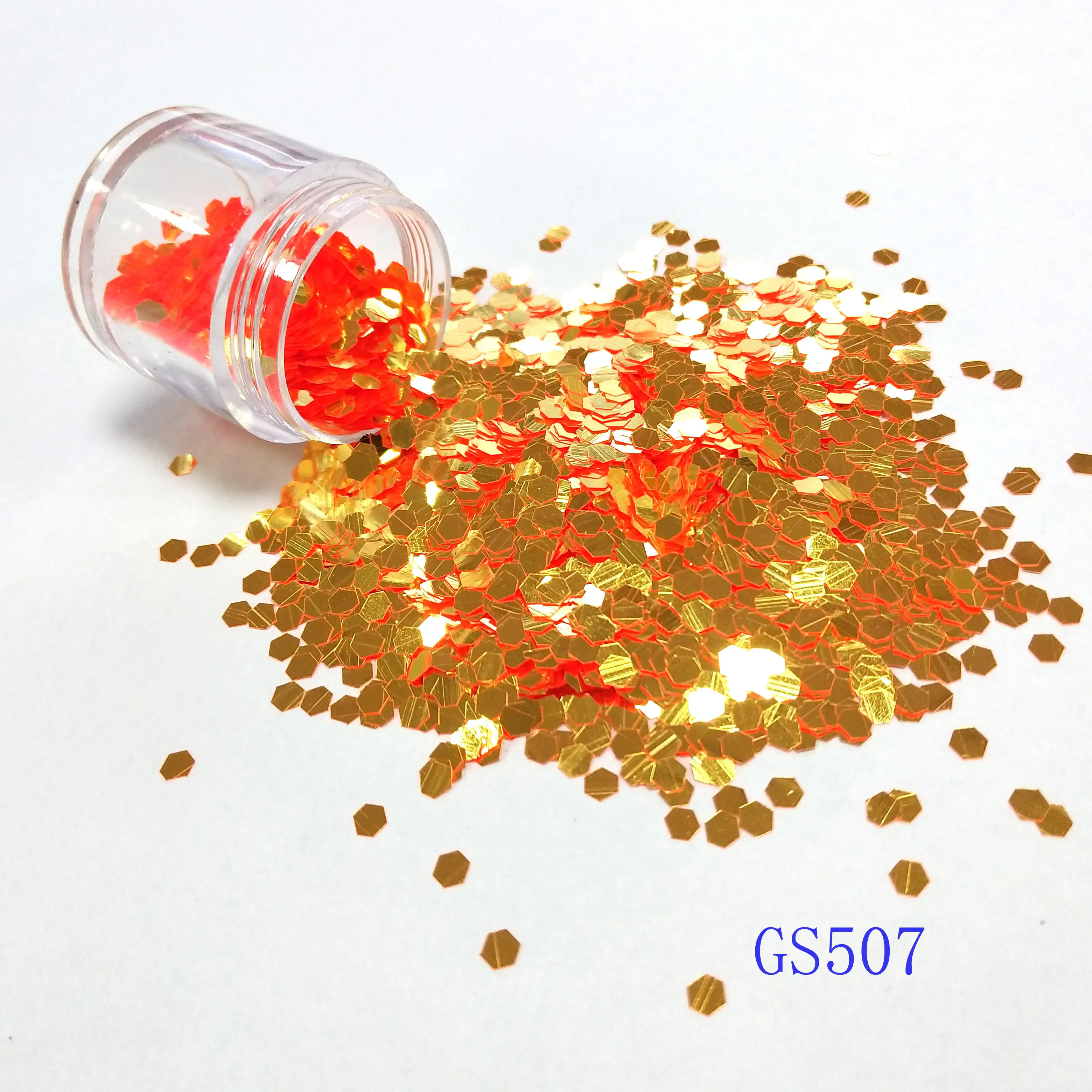 factory wholesale price holographic Fluorescent chunky glitter powder for wedding craft decoration