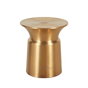 In acciaio inox tavolino <span class=keywords><strong>una</strong></span> <span class=keywords><strong>gamba</strong></span> rotonda di lusso piccolo divano fine lato per living room - Product Image 4