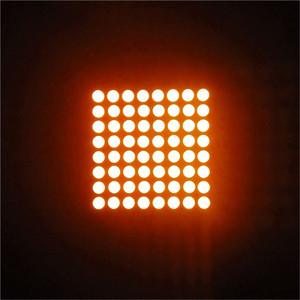 3มม. สีแดงกลมจุดแคโทดทั่วไป8x8 LED Matrix Display 32*32mm สำหรับลิฟท์