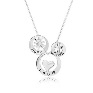 la <span class=keywords><strong>esperanza</strong></span> <span class=keywords><strong>y</strong></span> la fe el amor de la joyería hecha a mano - Product Image 1