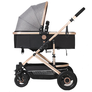 Le Plus Confortable Unique Sûr Haute Vue Bébé Poussettes Avec Grand Bébé Panier - Product Image 3