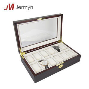 Mejor calidad de madera laca acabado de lujo al por mayor de encargo caja del reloj - Product Image 1