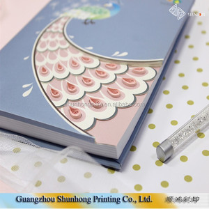 Invitado <span class=keywords><strong>de</strong></span> Boda Libros <span class=keywords><strong>de</strong></span> Tapa Dura Cuaderno <span class=keywords><strong>de</strong></span> Papel Quilling Hecho A Mano Barato A Granel con Precio <span class=keywords><strong>de</strong></span> Fábrica - Product Image 3