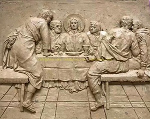 Sculpture en relief d'art mural en Bronze antique et moderne sculpté à la main conception <span class=keywords><strong>de</strong></span> paysage <span class=keywords><strong>de</strong></span> rue décor à la maison artisanat en métal - Product Image 4