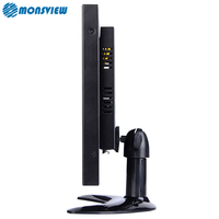 Moniteur LCD de petite taille avec cadre métallique, écran carré de 7 pouces 1024*768, avec entrée audio VGA HDMIed AV BNC USB haut-parleur