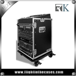 2019 RK-Slant Rack Case/Shock Mount Rack Flight Case/Rack Case Với Bánh Xe - Product Image 3