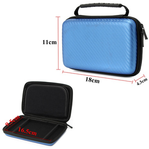 5 Color EVA cubierta dura llevar el bolso para <span class=keywords><strong>Nintendo</strong></span> nuevo <span class=keywords><strong>2DS</strong></span> LL/XL fibra de carbono bolsa de transporte bolsa protectora caso - Product Image 6