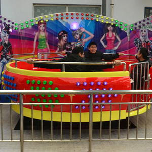 Équipement de terrain de jeux, <span class=keywords><strong>mini</strong></span> balançoire ronde Crazy Wave pour enfants, plateau tournant disco à vendre/disco <span class=keywords><strong>Tagada</strong></span> pour parc extérieur - Product Image 3