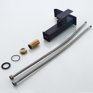 Fapully <strong>Black</strong> <strong>Taps</strong> and Mixers High Quality Basin Faucets Bathroom <strong>Taps</strong> Oil Rubbed Bronze Single Handle Brass Modern Contemporary - Product Image 6